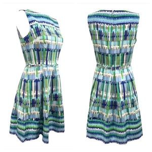 Blue and green dress!!